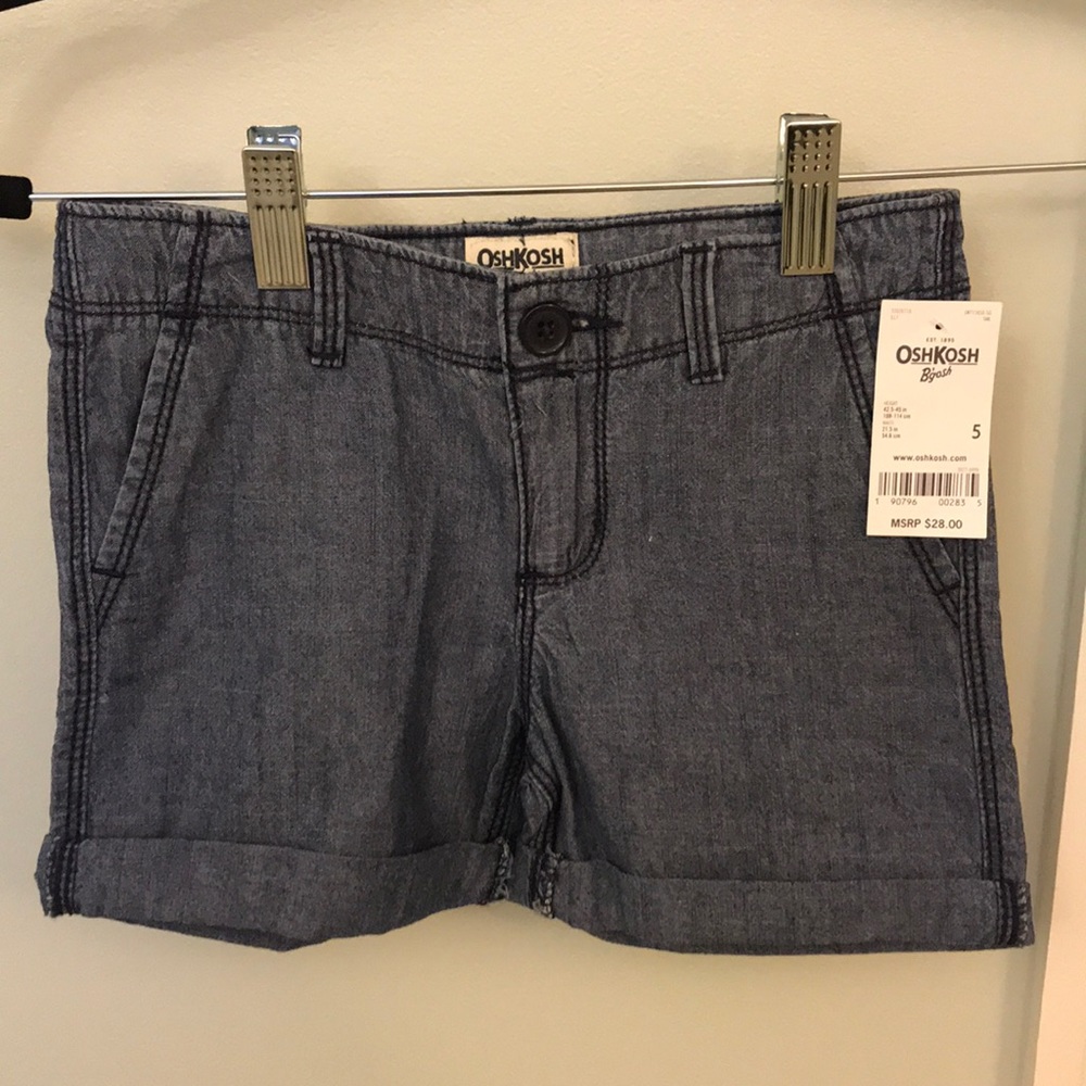 NWT osh kosh kids 100% cotton shorts